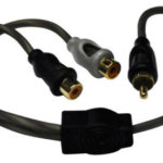 AMERICAN BASS ABSQ1M2F Câble RCA Y