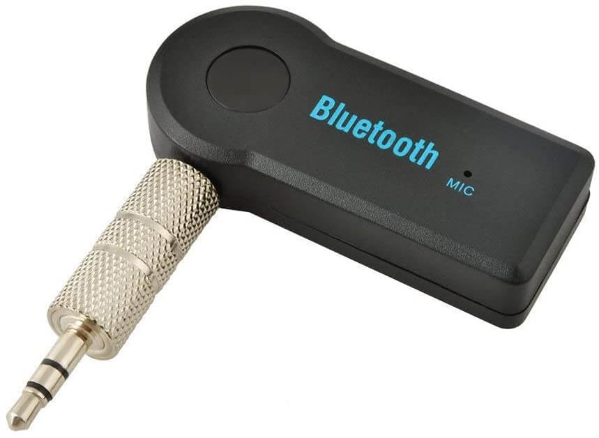 JUZ Adaptateur mains libres Adaptateur Musique AUX Audio de Micro Mains  Libres Module Bluetooth de Voiture Adapté pour 7429604529480