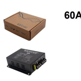 KUERL Convertisseur 60A transformateur d'alimentation DC 24V à DC 12V  pour voiture