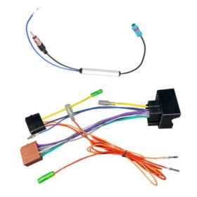 FISOVWAA - Câble alim+4HP+antenne VW/ SEAT + ADAPTATEUR ANTENNE AMPLIFIE