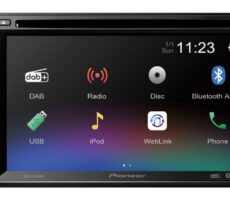 PIONEER AVH-A240DAB Autoradio 2 Din 6.2 Pouces multimédia MirrorLink USB Bluetooth DVD